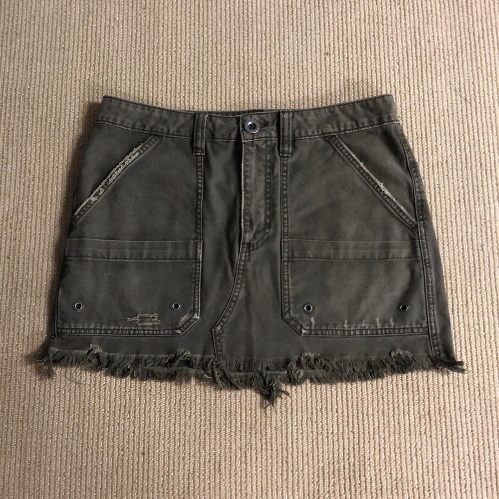free people cargo skirt